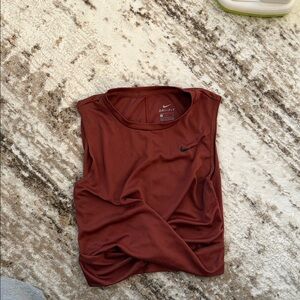 Nike Women's Dri-FIT Muscle Tank - Rust Brown